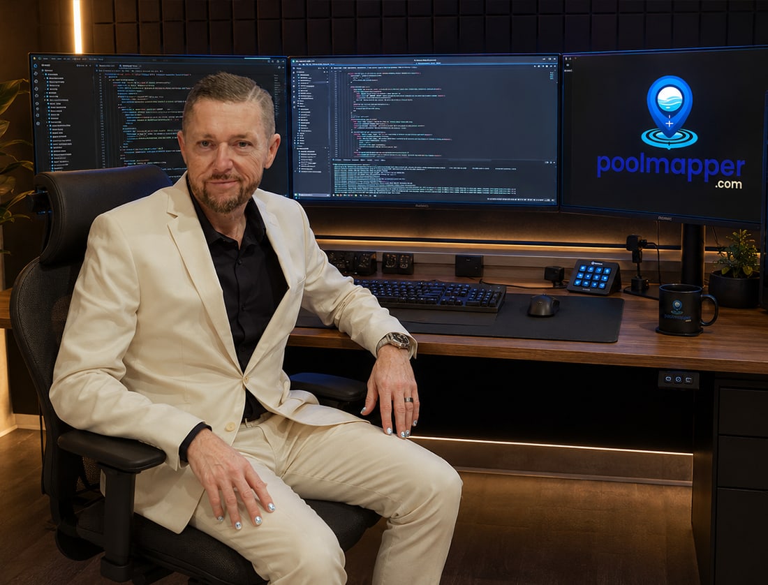 Rick Moore, CTO of NitroSites and builder of the poolmapper platform